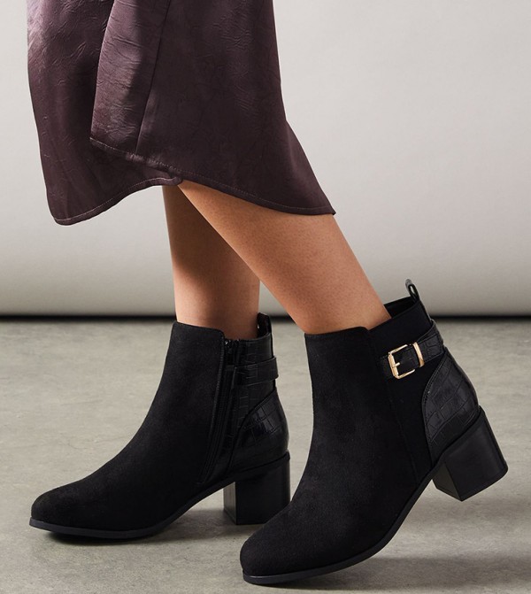 Wallis  - Black Ankle length Boots
