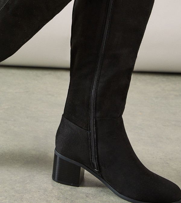 Wallis - Outlet  - Black Ankle length Boots