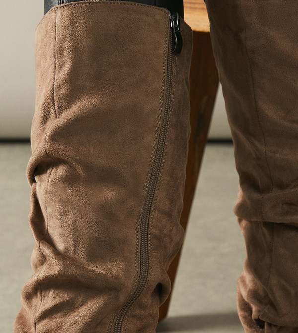 Wallis  Boots - Brown Knee length Boots