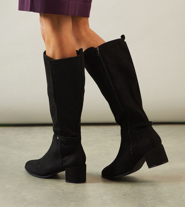 Wallis  Boots - Black Knee length Boots