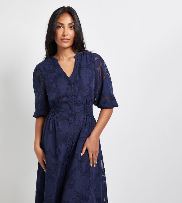 Wallis Wallis - Navy Shirt & T-Shirt Dresses