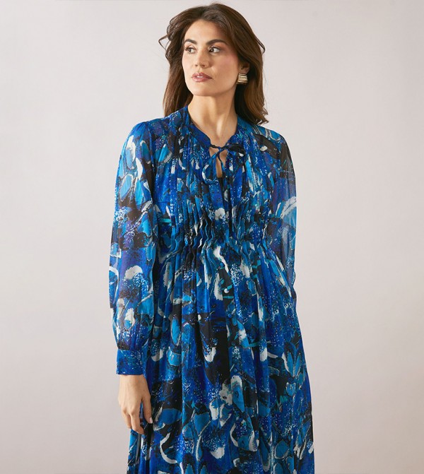 واليس  واليس - أزرق Midi Dresses