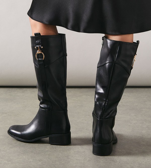 Wallis Wallis - Black Knee length Boots
