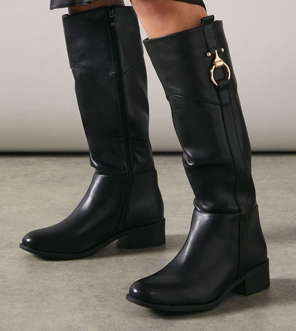 Wallis Wallis - Black Knee length Boots