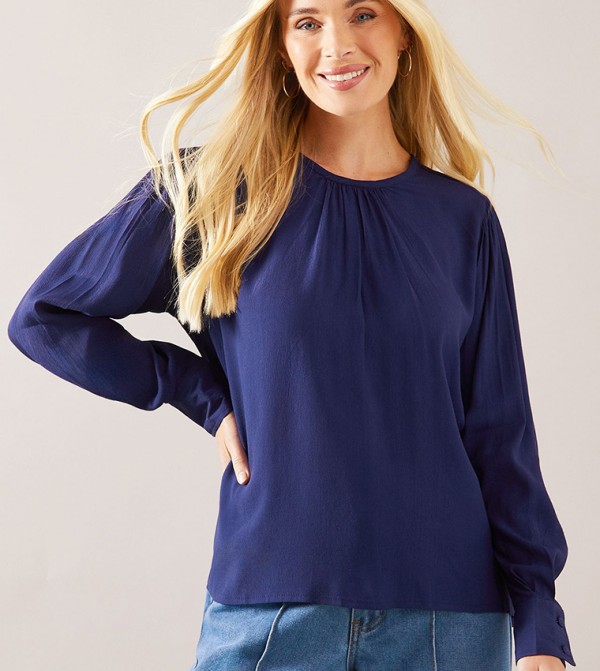 Wallis Wallis - Navy Casual Tops