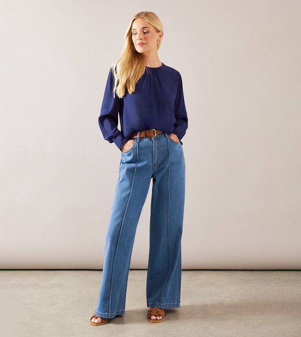Wallis Wallis - Navy Casual Tops