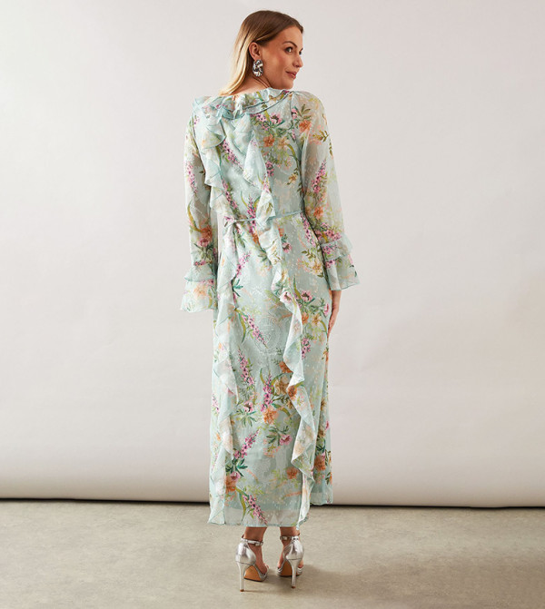 واليس   فساتين - أخضر فاتح فساتين كاجوال