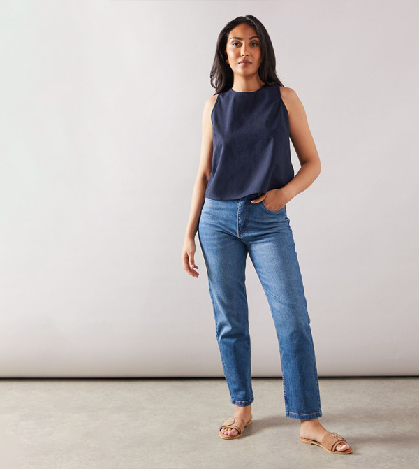 واليس  واليس - كحلي Sleeveless Tops