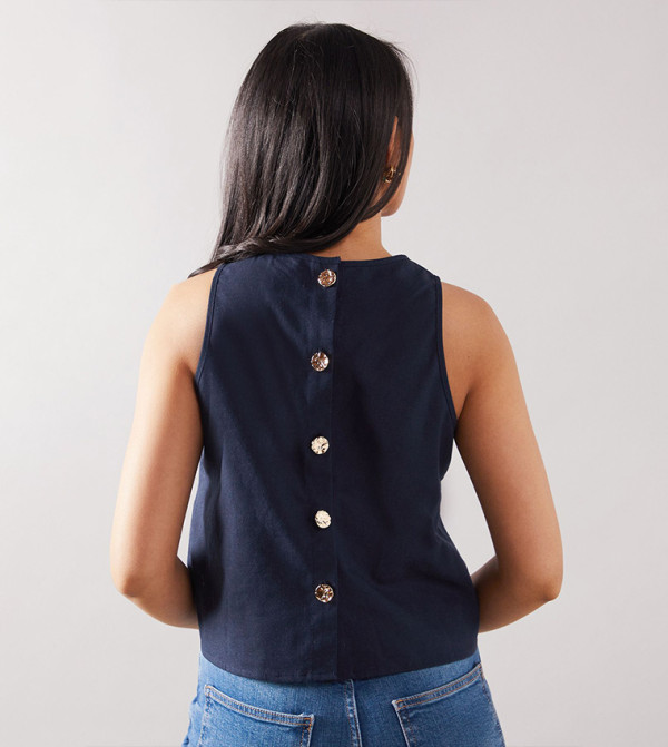 واليس  واليس - كحلي Sleeveless Tops