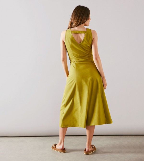 واليس  واليس - أخضر Midi Dresses