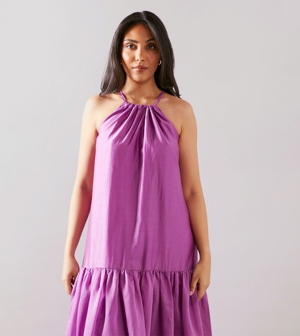 واليس  واليس - بنفسجي  Midi Dresses