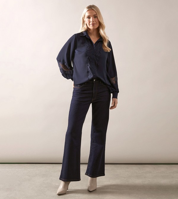 واليس  واليس - كحلي Casual Tops
