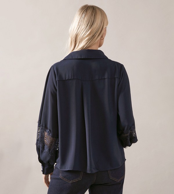 واليس  واليس - كحلي Casual Tops