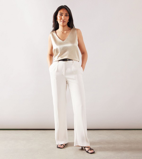 Wallis Wallis - Silver Sleeveless Tops