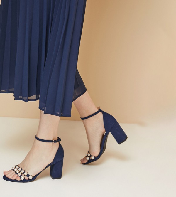 Wallis Wallis - Navy Heels