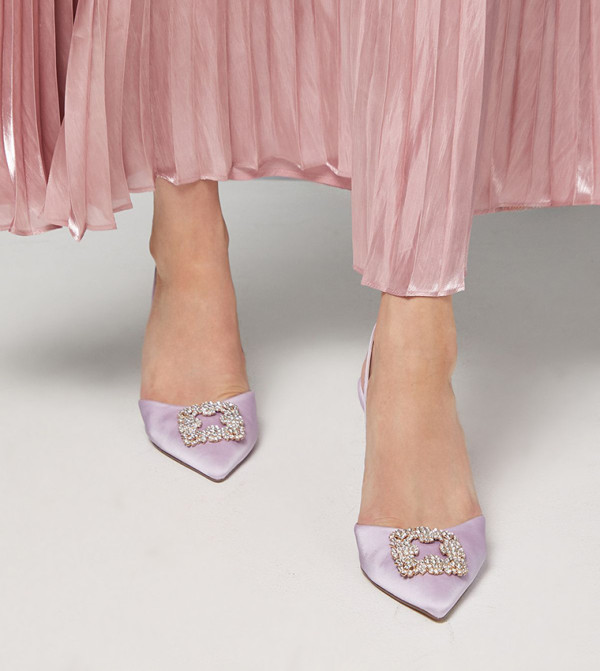 واليس - اوتليت - أرجواني أحذية بكعب