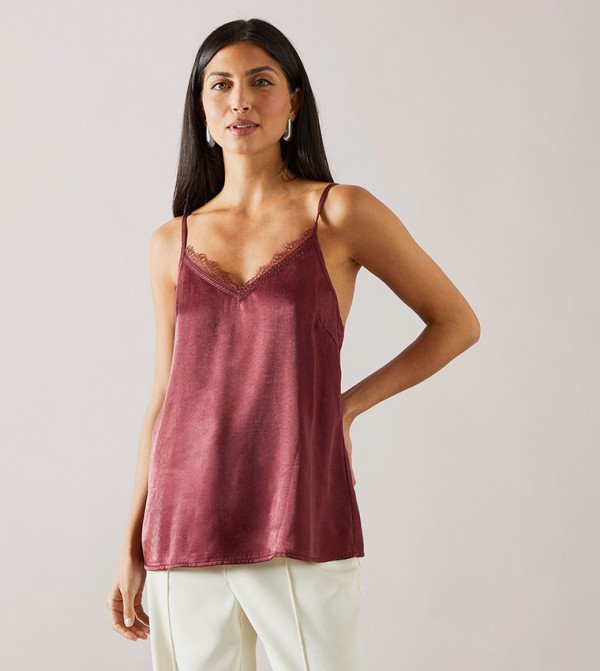 Wallis Wallis - Red Sleeveless Tops