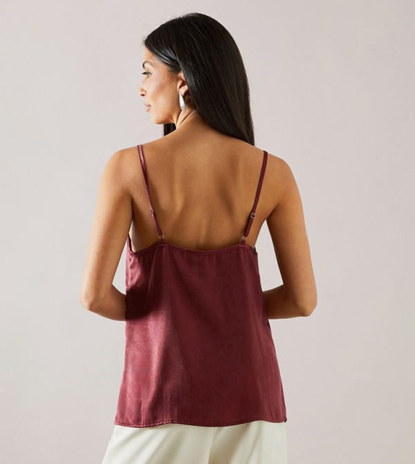 Wallis Wallis - Red Sleeveless Tops