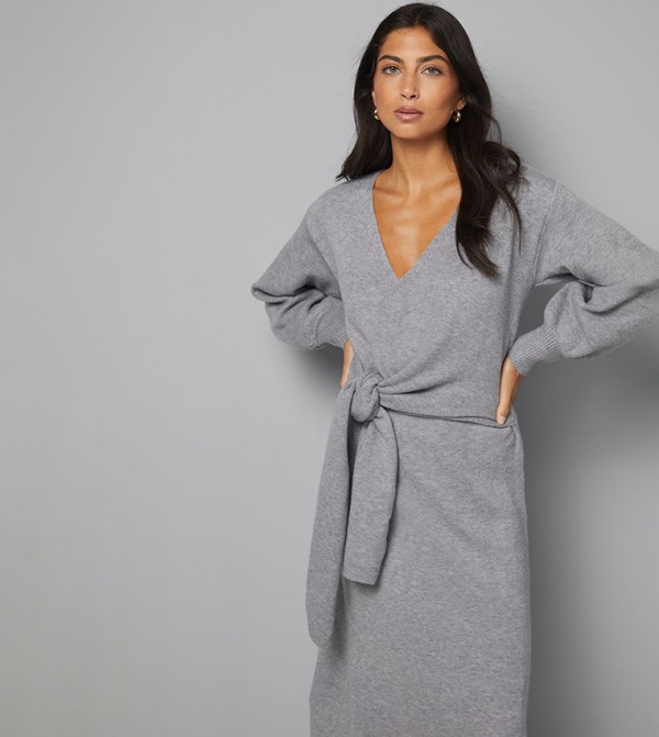 Wallis Wallis - Grey Midi Dresses