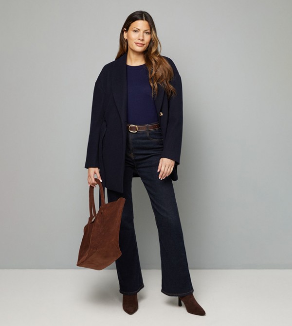 Wallis  Jackets & Coats - Navy Overcoats