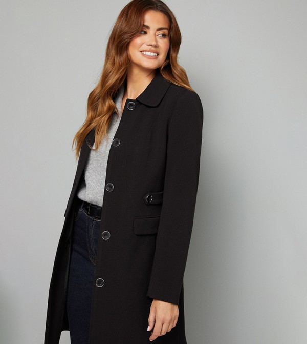 Wallis Wallis - Black Overcoats