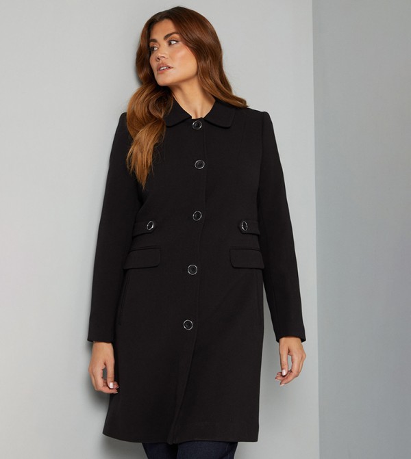 Wallis Wallis - Black Overcoats