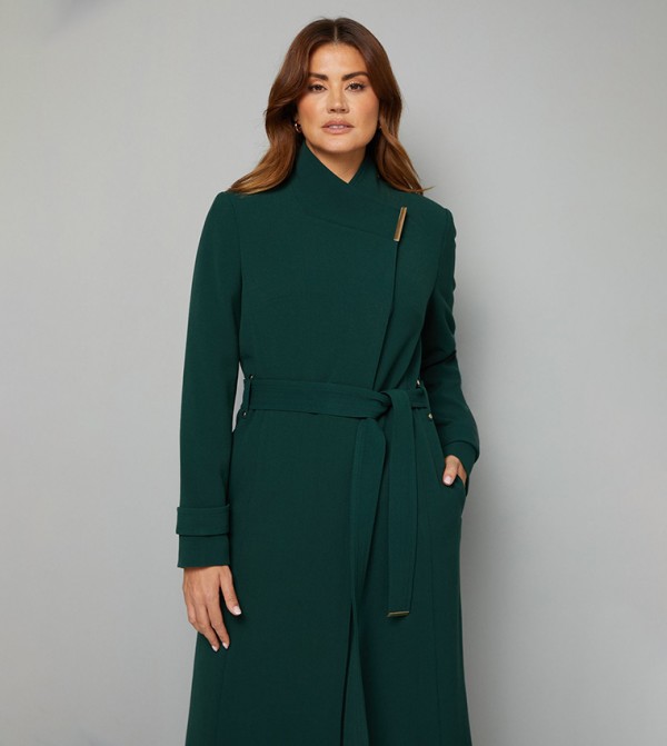 Wallis Wallis - Green Overcoats