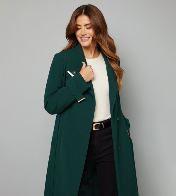 Wallis Wallis - Green Overcoats