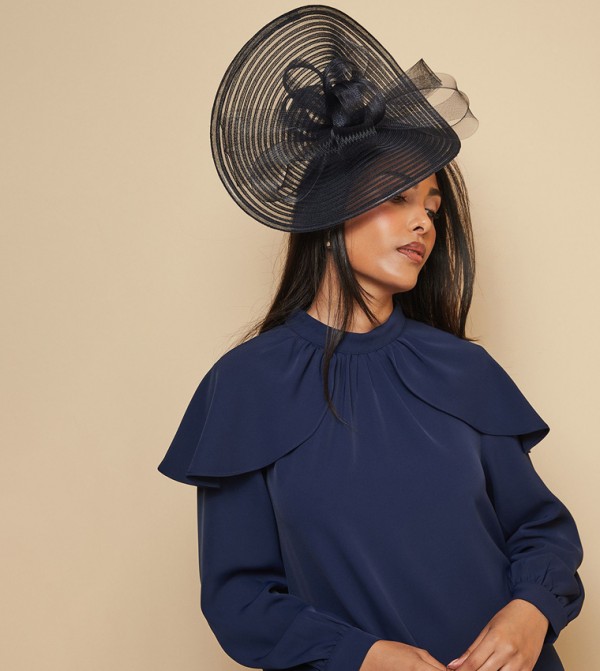 Wallis  Caps & Hats - Navy Headbands