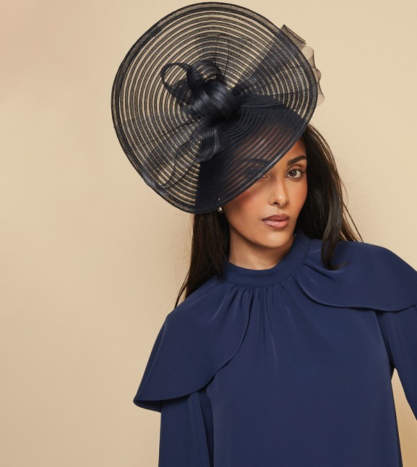 Wallis  Caps & Hats - Navy Headbands