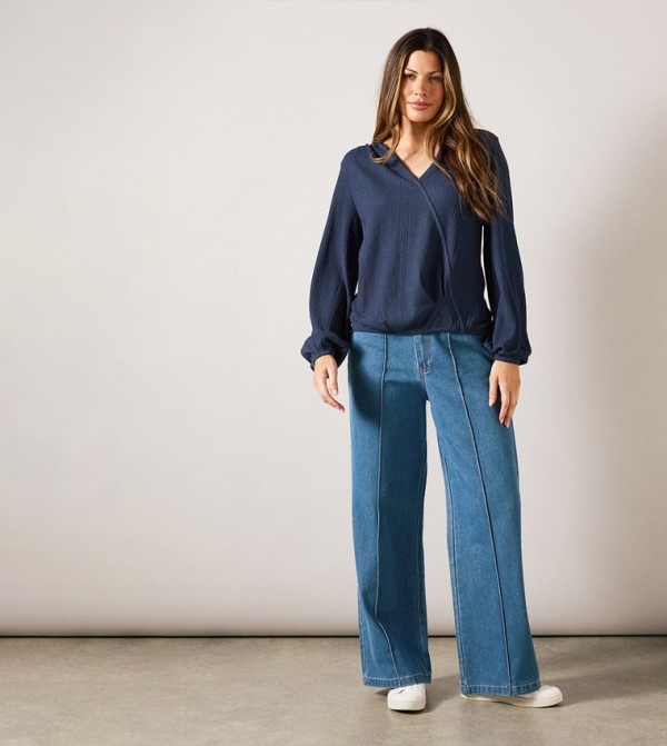 Wallis Wallis - Navy Casual Tops