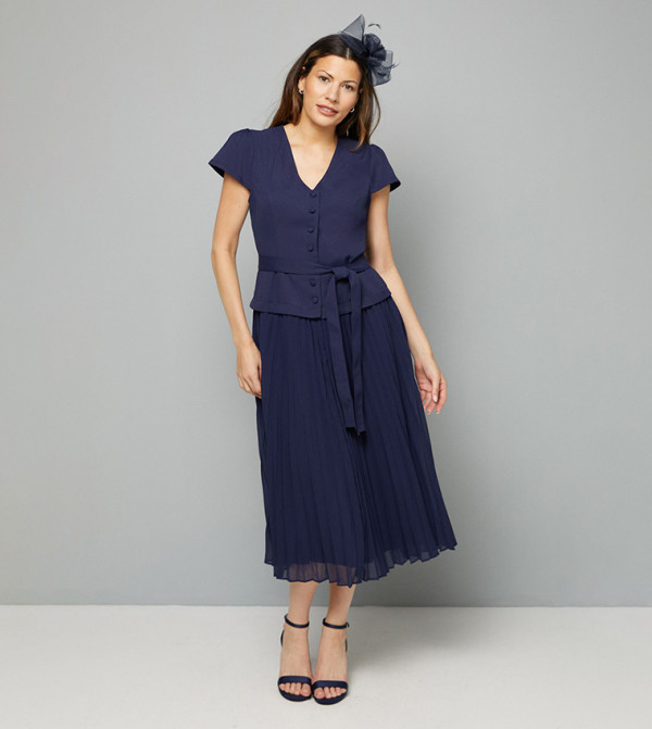 Wallis Dresses - Navy Casual Dresses