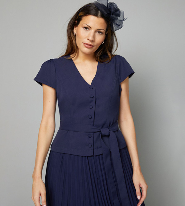 Wallis Dresses - Navy Casual Dresses