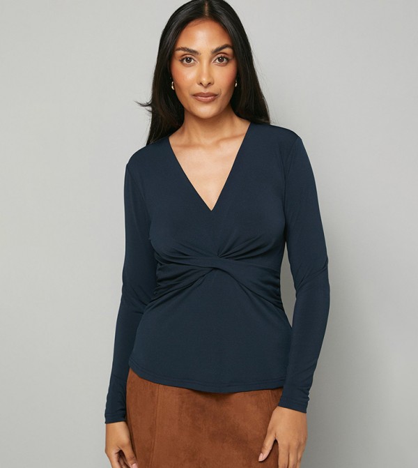 Wallis Wallis - Navy Casual Tops