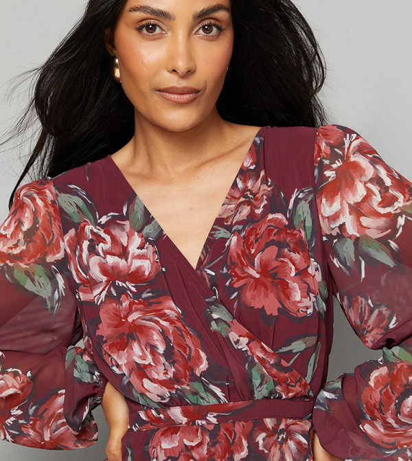 Wallis  - Red Midi Dresses