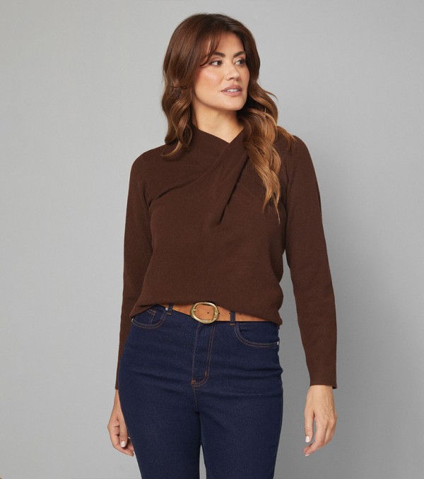 Wallis  Sweaters & Cardigans - Brown Sweaters