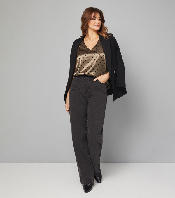 Wallis  Tops - Gold Sleeveless Tops