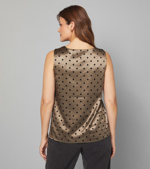 Wallis  Tops - Gold Sleeveless Tops