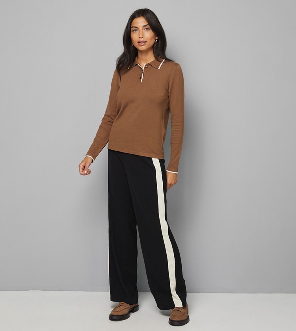 Wallis Wallis - Beige Round Neck Sweaters