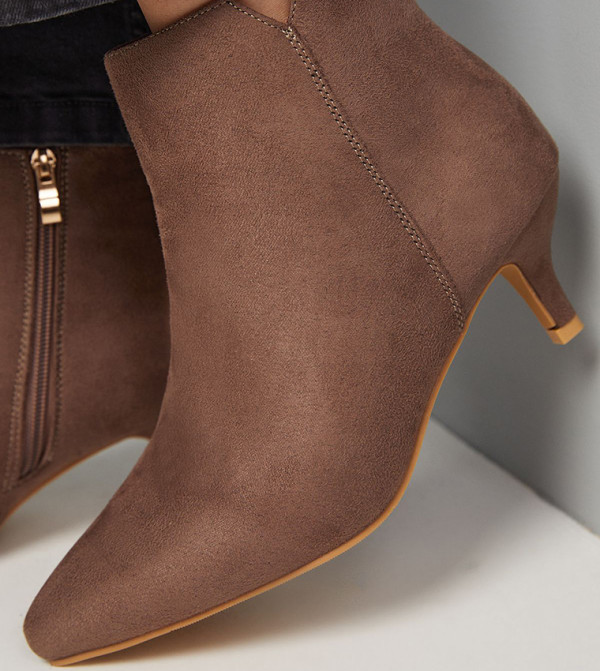 Wallis  Boots - Beige Ankle length Boots