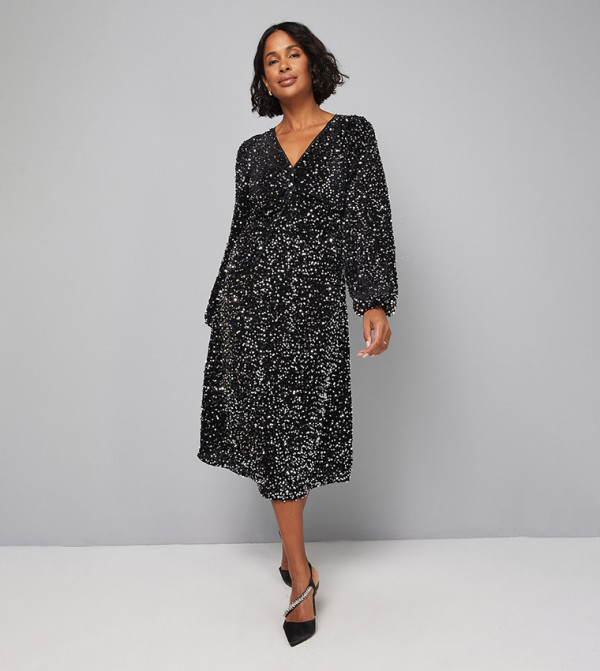 Wallis Wallis - Black Midi Dresses