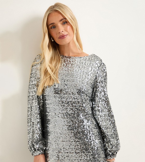 Wallis Wallis - Silver Mini Dresses