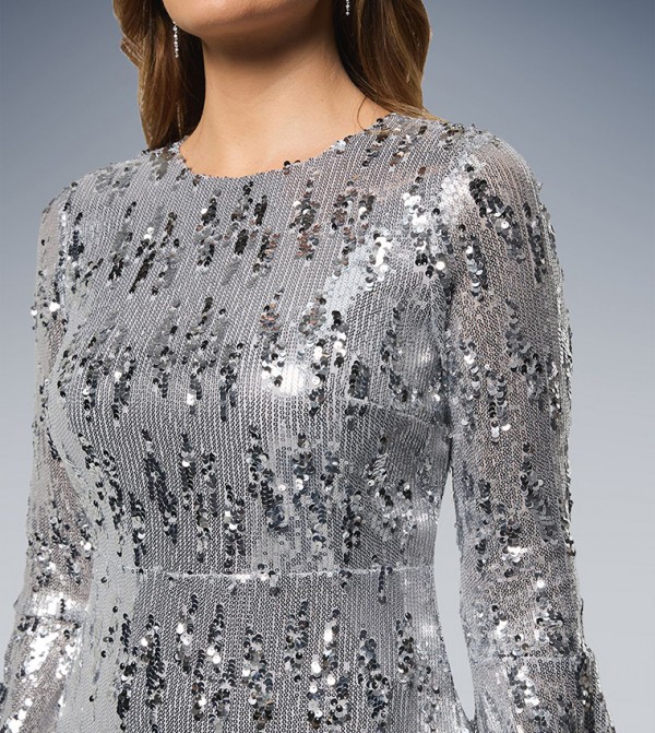 Wallis  Midi Dresses - Silver Midi Dresses