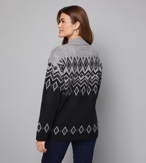 Wallis Sweaters & Cardigans - Black Turtle neck Sweaters