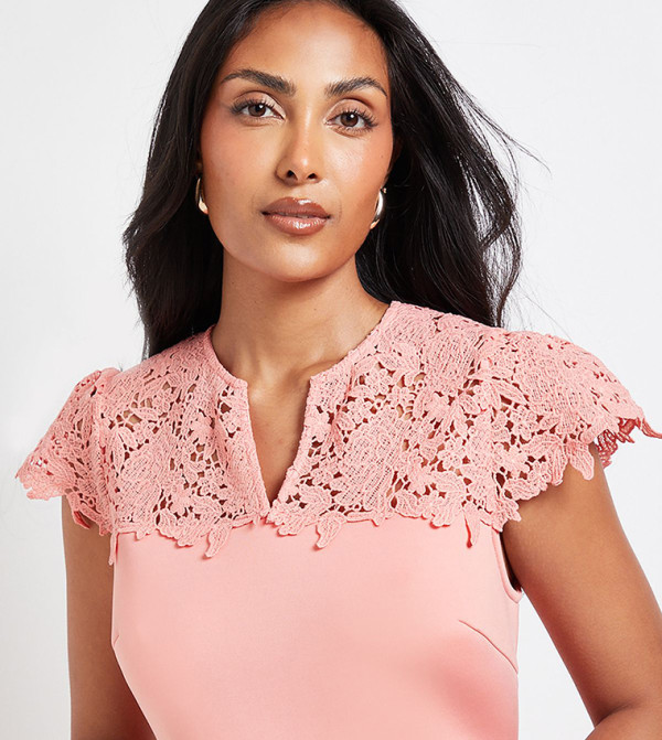 Wallis Wallis - Pink Midi Dresses