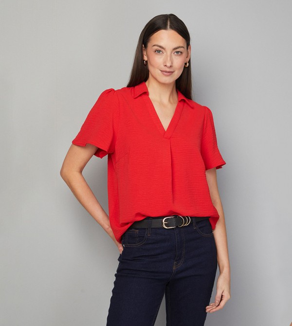 Wallis Wallis - Red Casual Tops