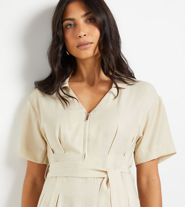 Wallis Wallis - Beige Midi Dresses