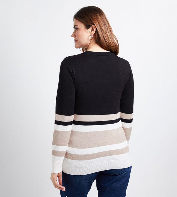 Wallis Wallis - Multi Round Neck Sweaters