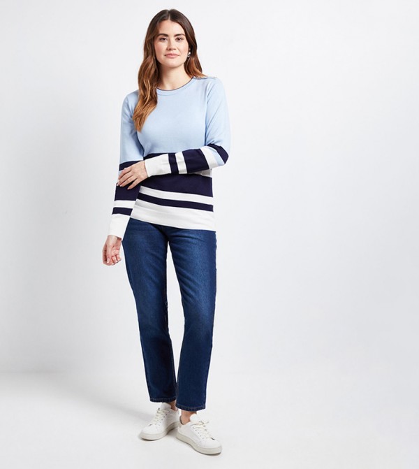 Wallis Wallis - Multi Round Neck Sweaters