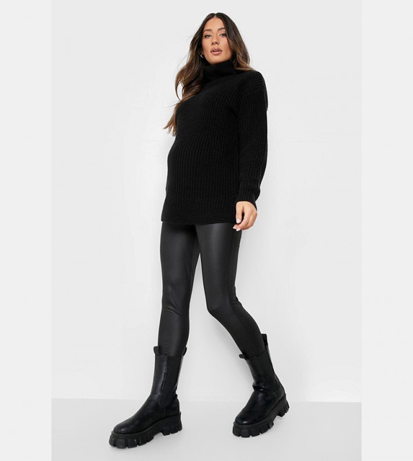 boohoo  Maternity Clothing - Black Pants & Leggings